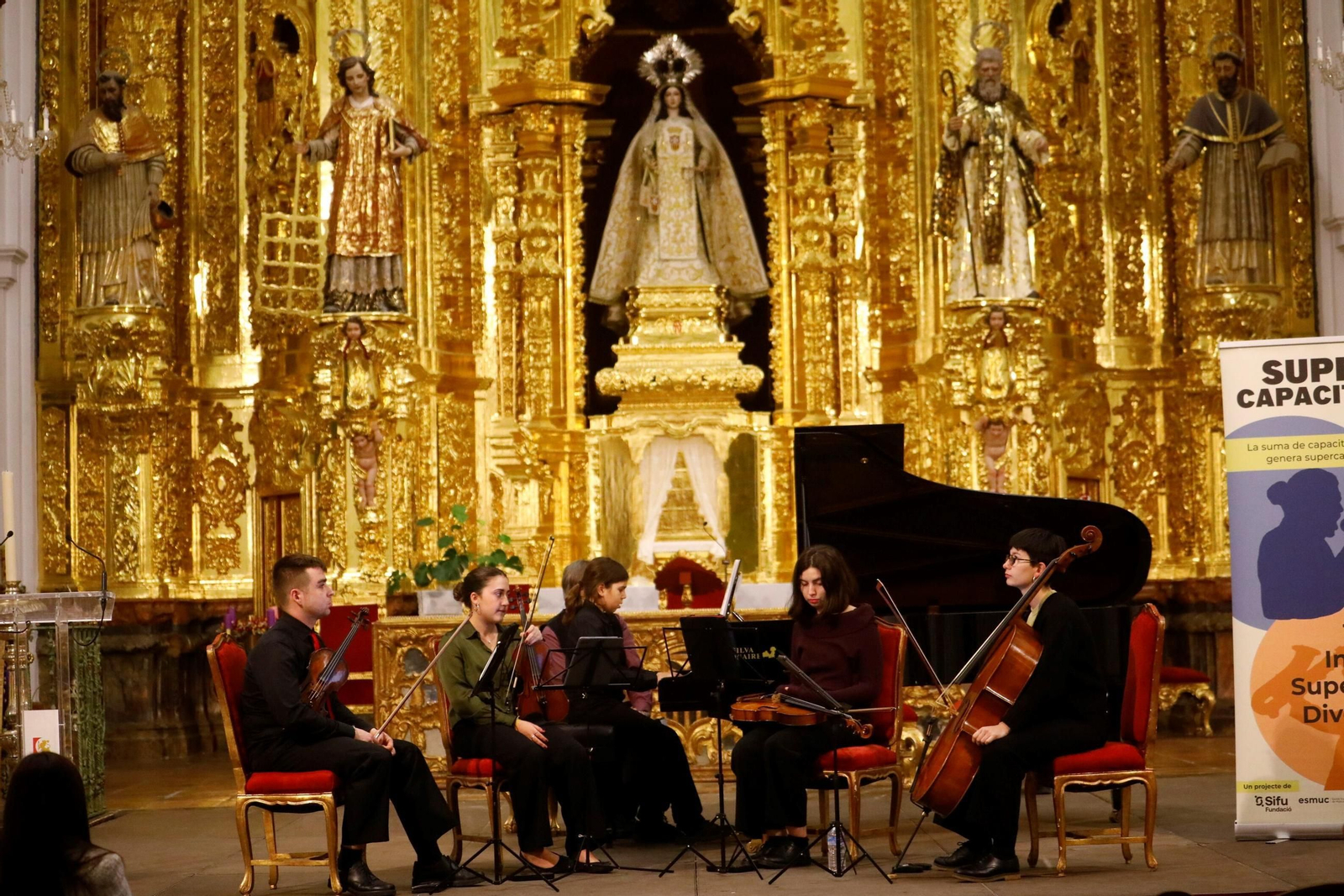 El concierto Supercapacidades 2.0 del ciclo 'Navidad en el Palacio de la Merced, en imágenes