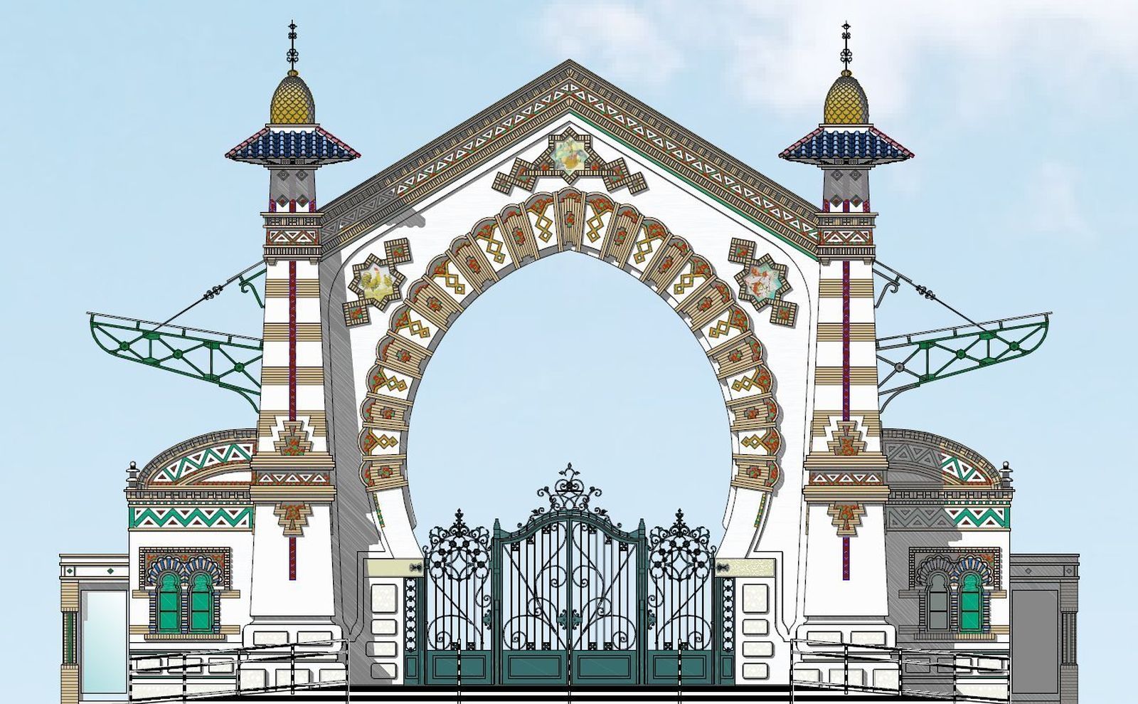 Imagen del resultado previsible tras la rehabilitación del edificio.