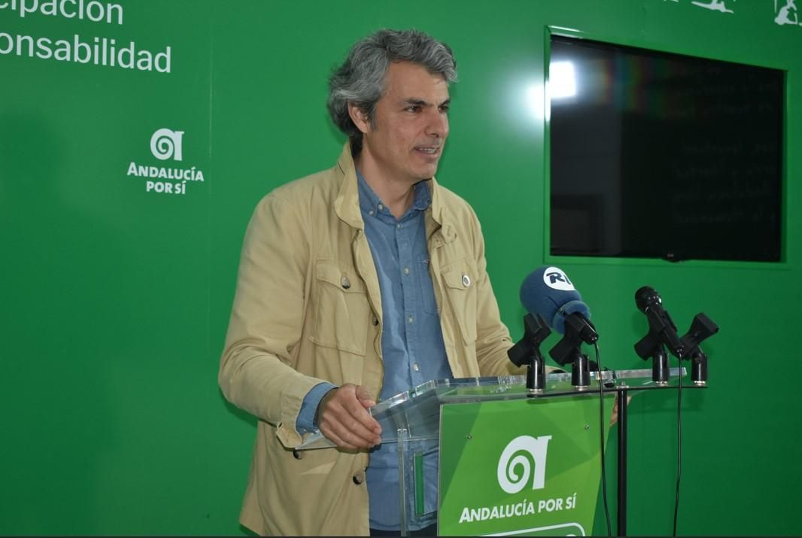 El portavoz del Grupo Municipal AxSí, Fran Romero.