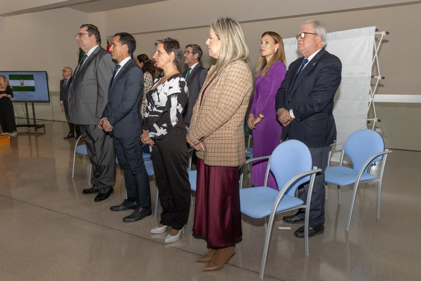 Acto institucional de la Bandera que organiza la Junta de Andalucía en el Museo Íbero
