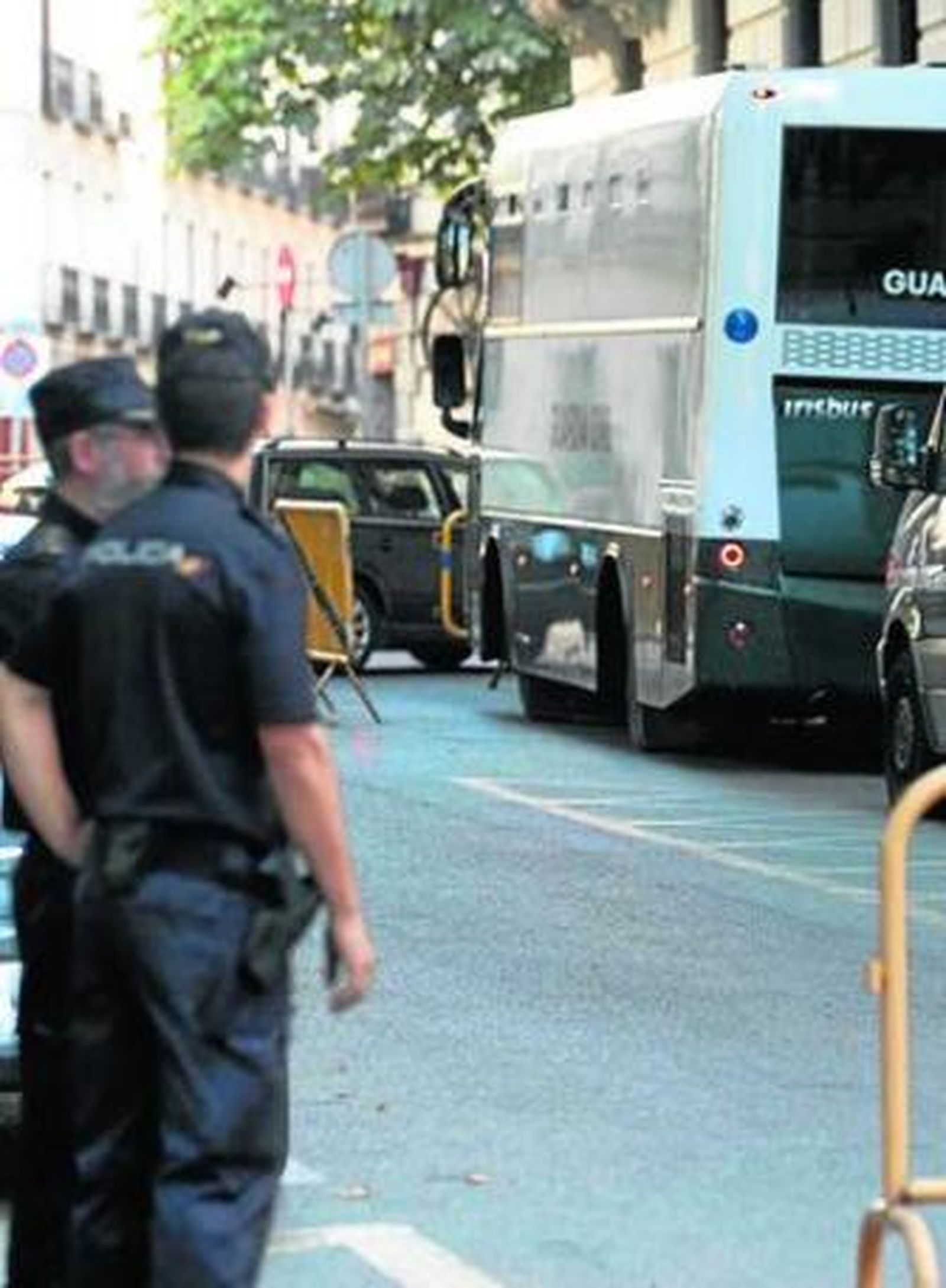 El etarra Olarra Guridi, ayer en la Audiencia Nacional.