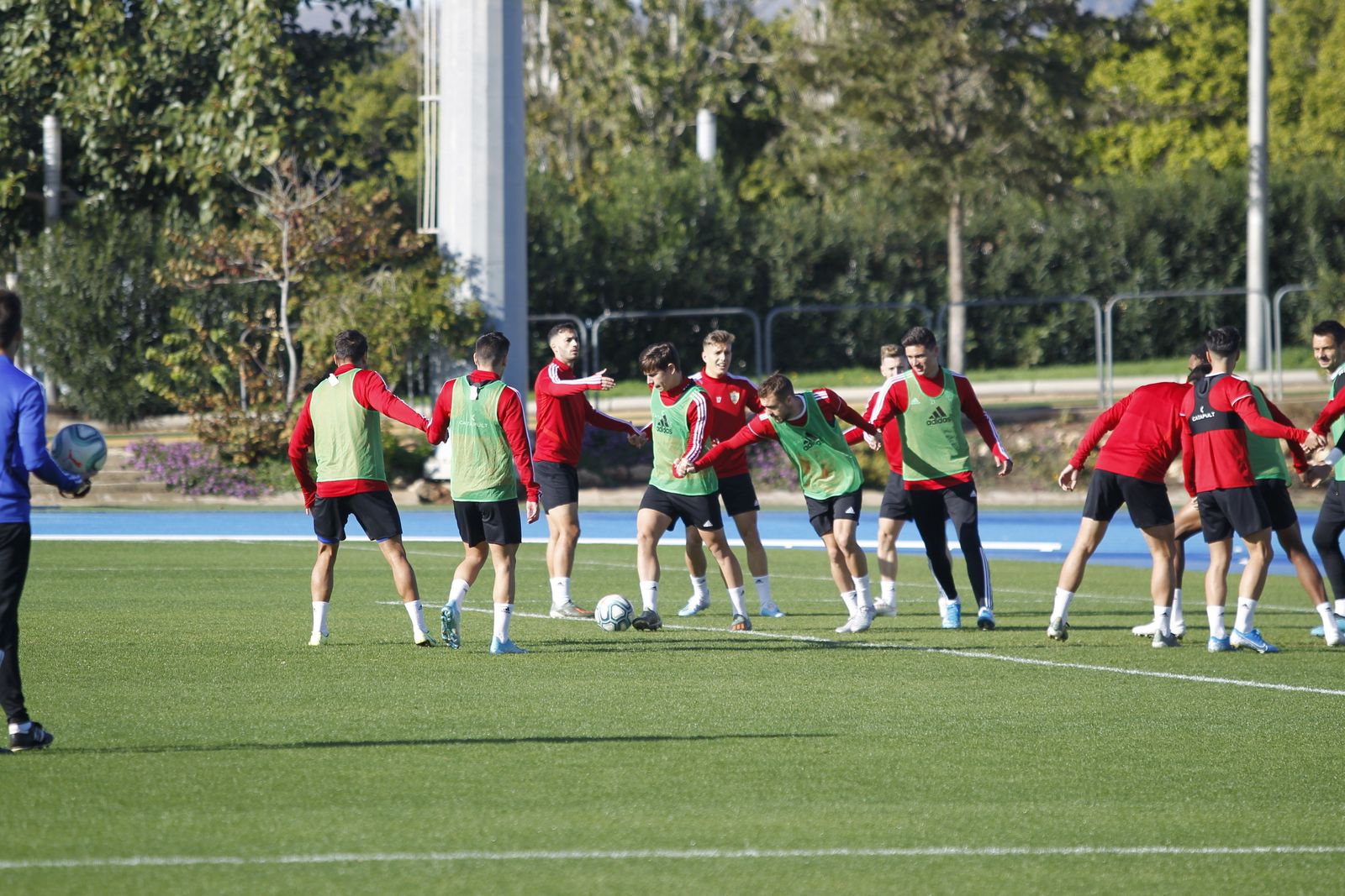 Fotogalería del entrenamiento del Almería previa al partido ante el Numancia