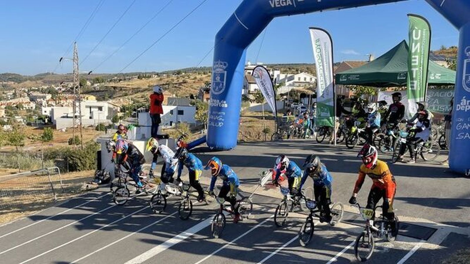 Una prueba anterior de BMX en Huétor Vega