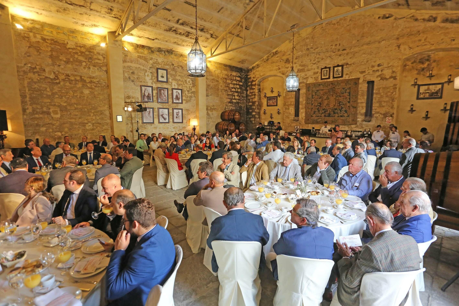 La consejera de agricultura y pesca Carmen Crespo en los desayunos del Banco de Santander y Grupo Joly
