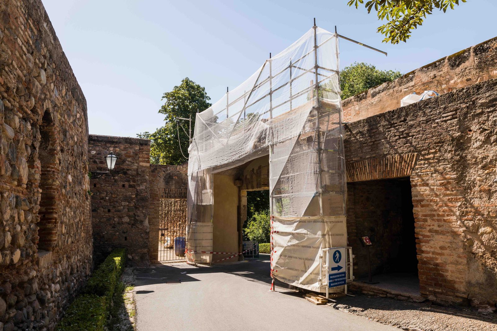 Los trabajos en la puerta de los Carros durarán dos semanas.