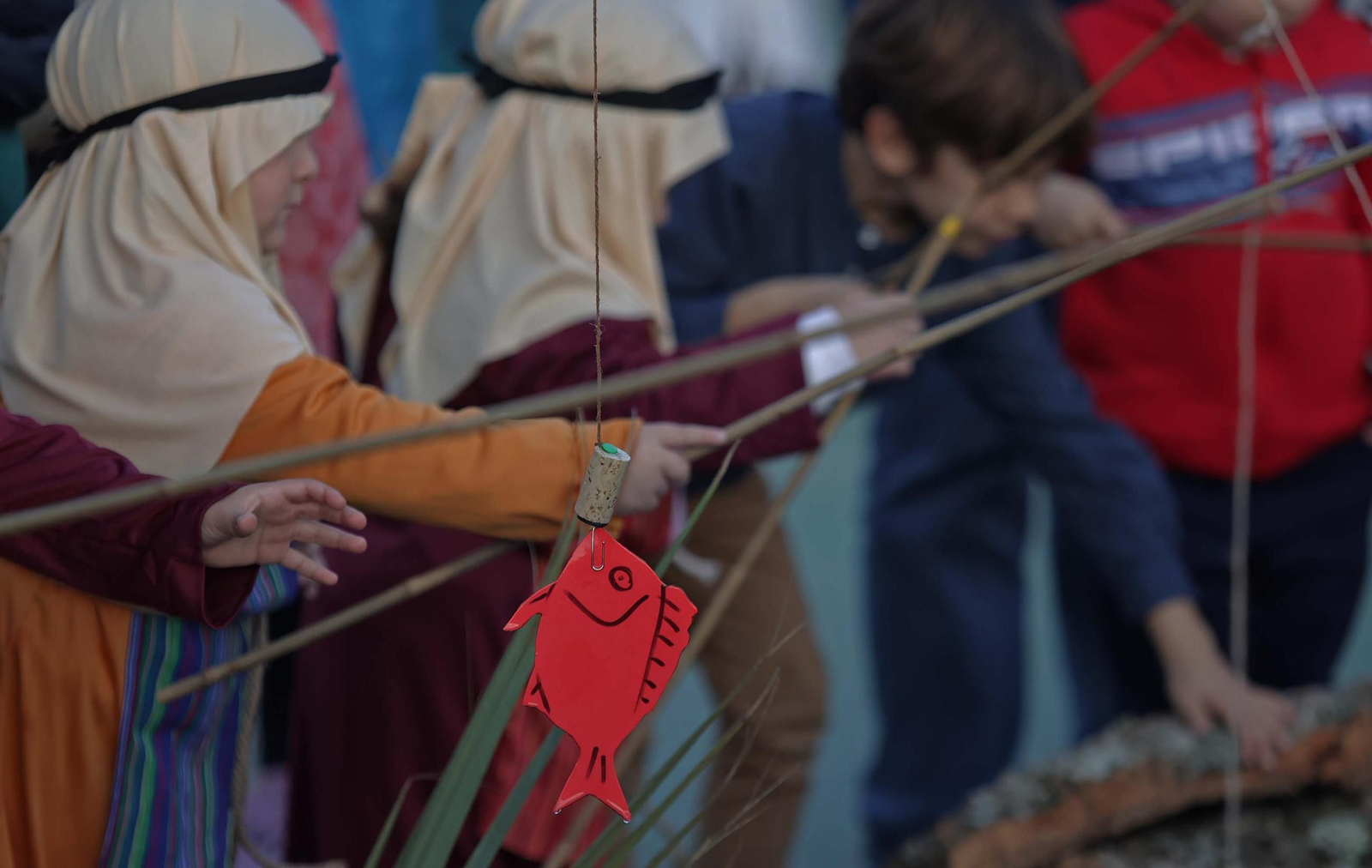 Fotos del Belén Viviente del colegio Salesianos de La Línea
