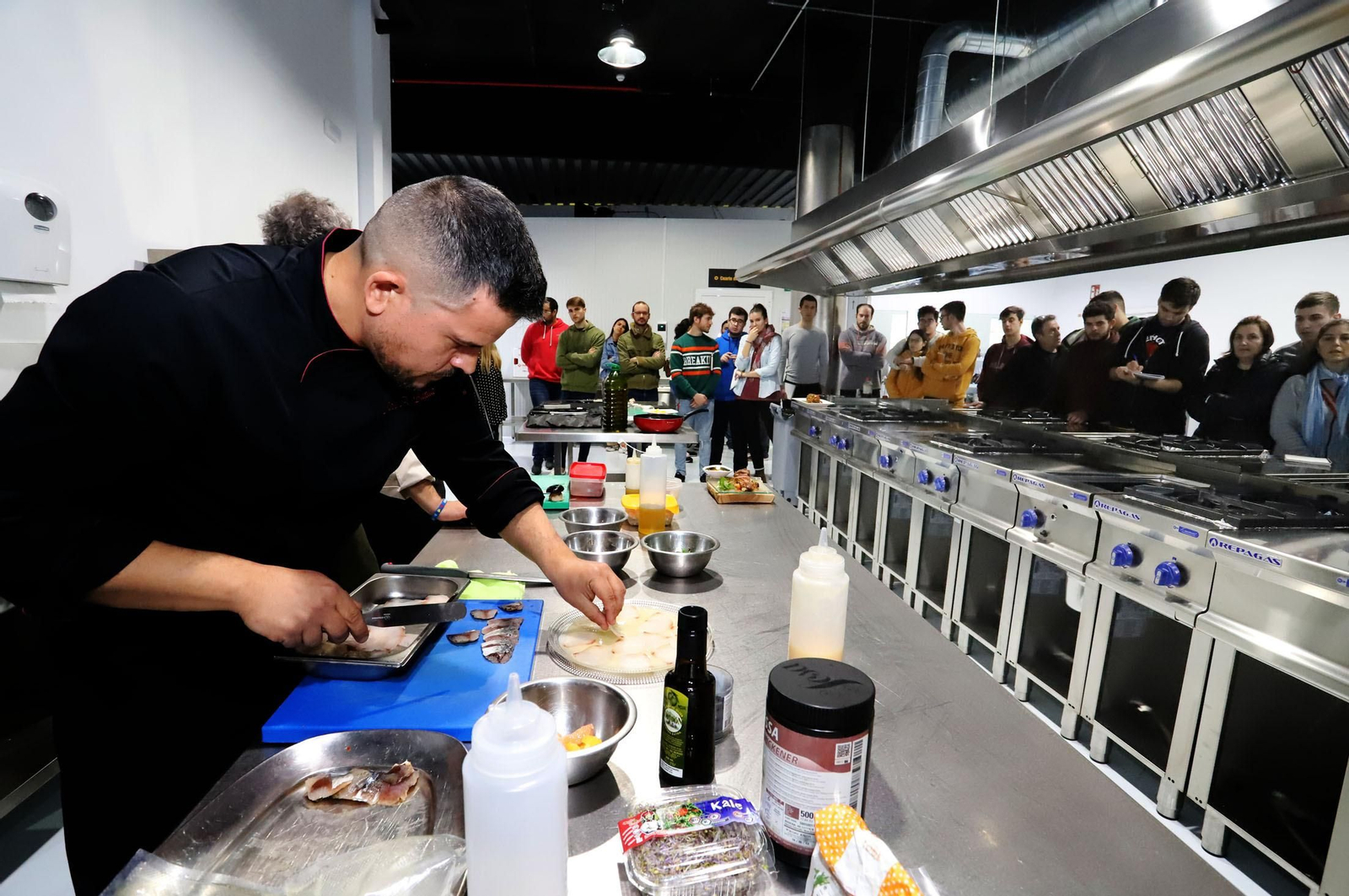 Imágenes del showcooking organizado por Huelva Información e ISG
