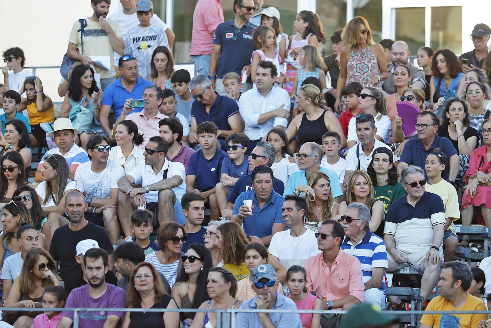 Imágenes del ambiente en la final femenina de la Copa del Rey de tenis de Huelva