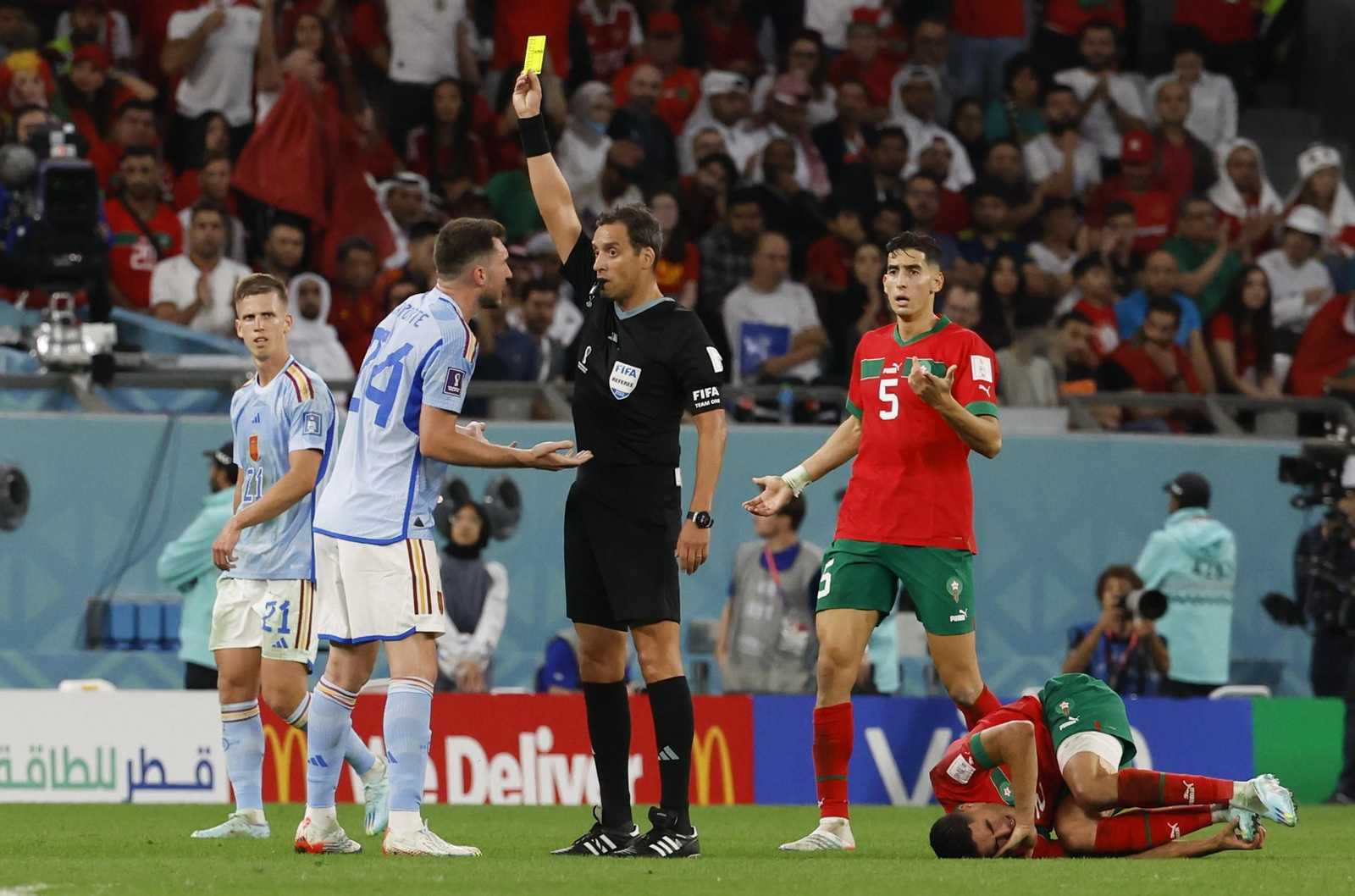 Fotos del Marruecos-España en octavos del Mundial de Qatar