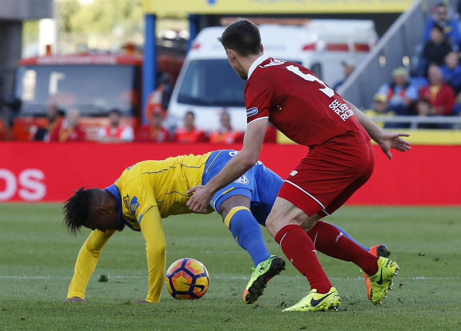 Las imágenes del Las Palmas-Sevilla