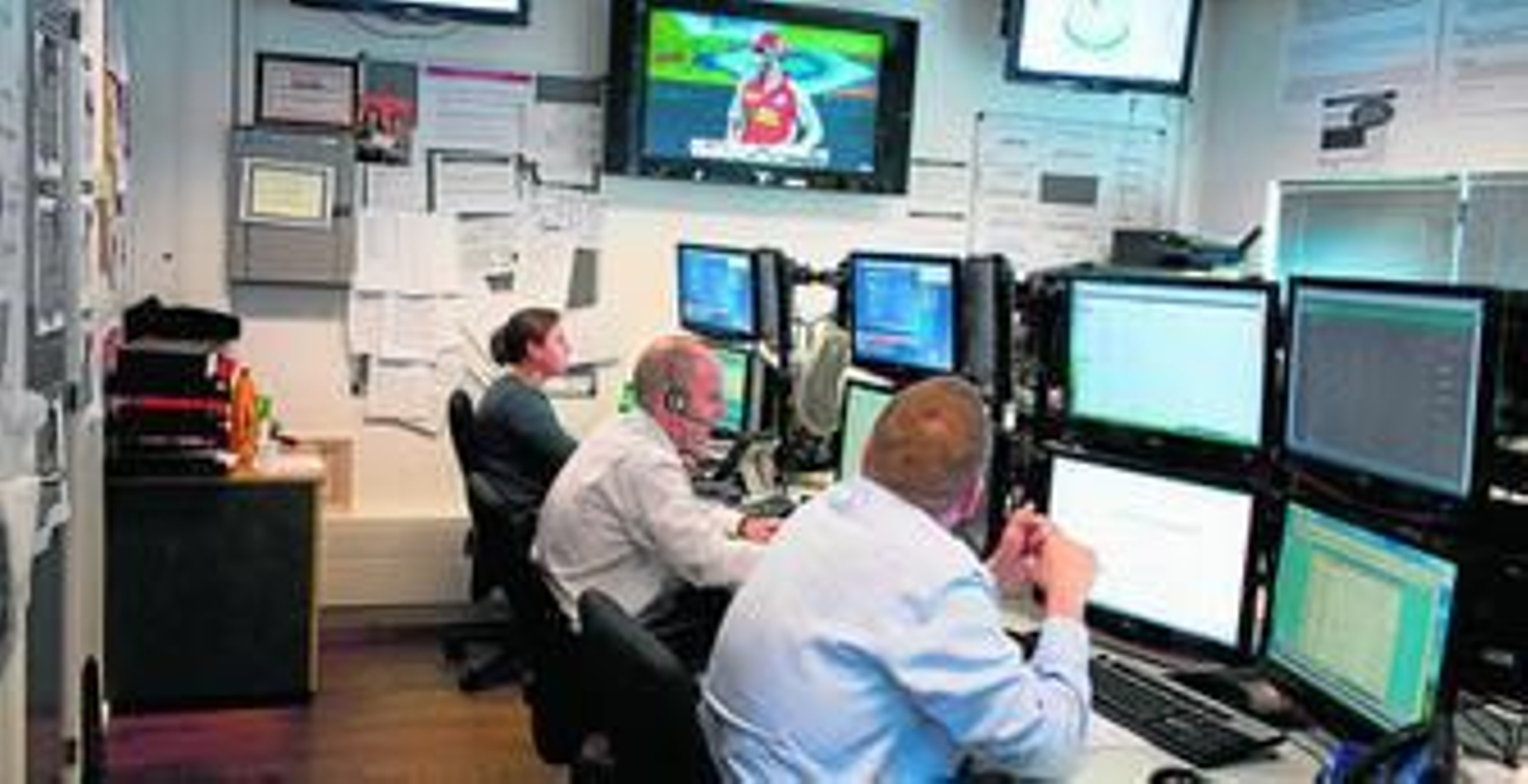 Una oficina de una casa de apuestas por inetrnet.