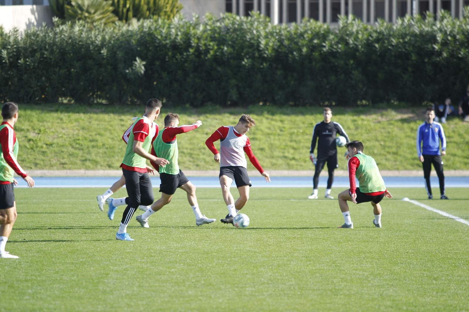 Fotogalería del entrenamiento de la UDA, 6-XII