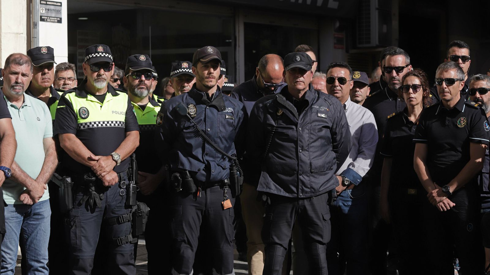 Concentración por la muerte de Fermín Cabezas