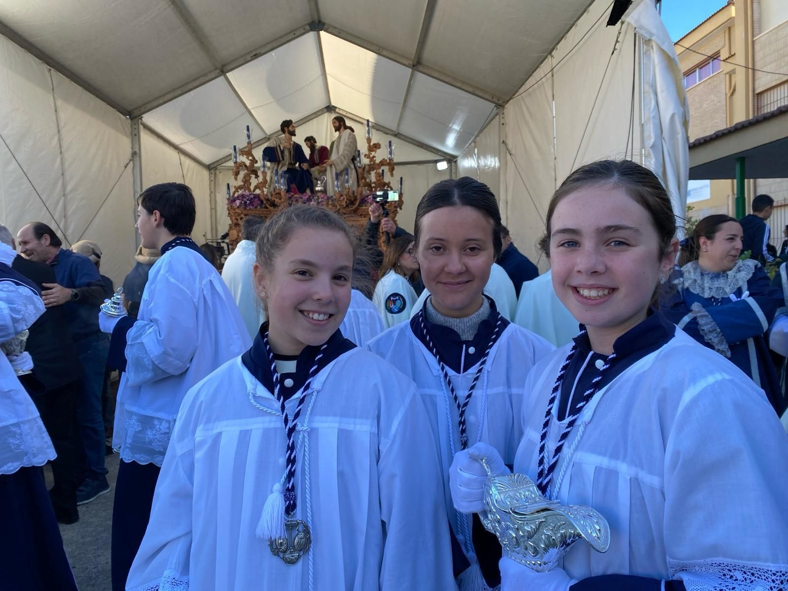 En imágenes: Divino Maestro cancela su estación de penitencia