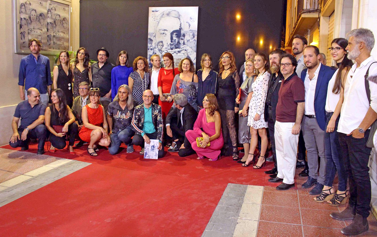 Foto de familia de los ganadores del certamen.