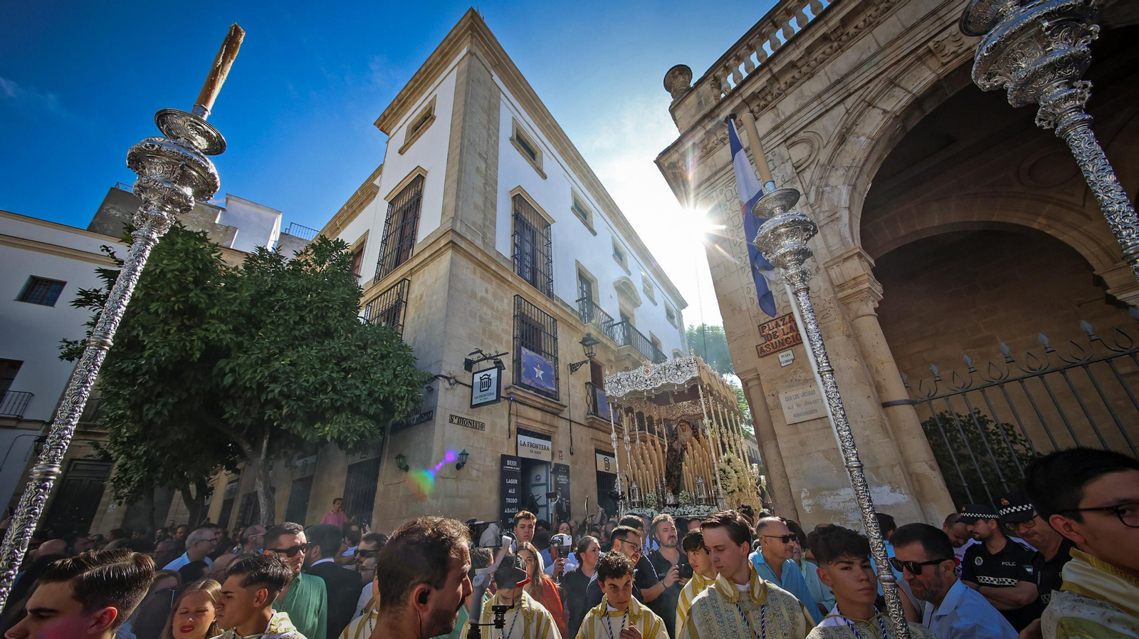 La Virgen de la Estrella ilumina las calles de Jerez La Virgen de la Estrella ilumina las calles de Jerez