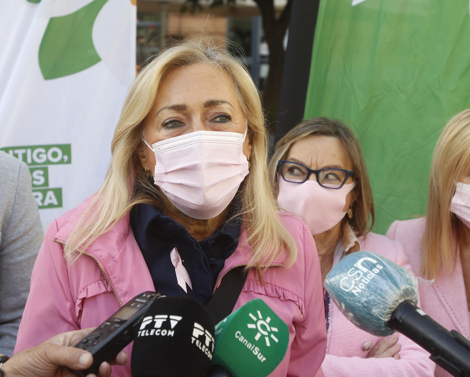La celebración del Día Contra el Cáncer de Mama en Córdoba, en fotografías