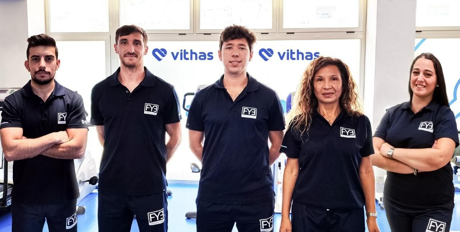 El equipo de fisioterapia de Vithas