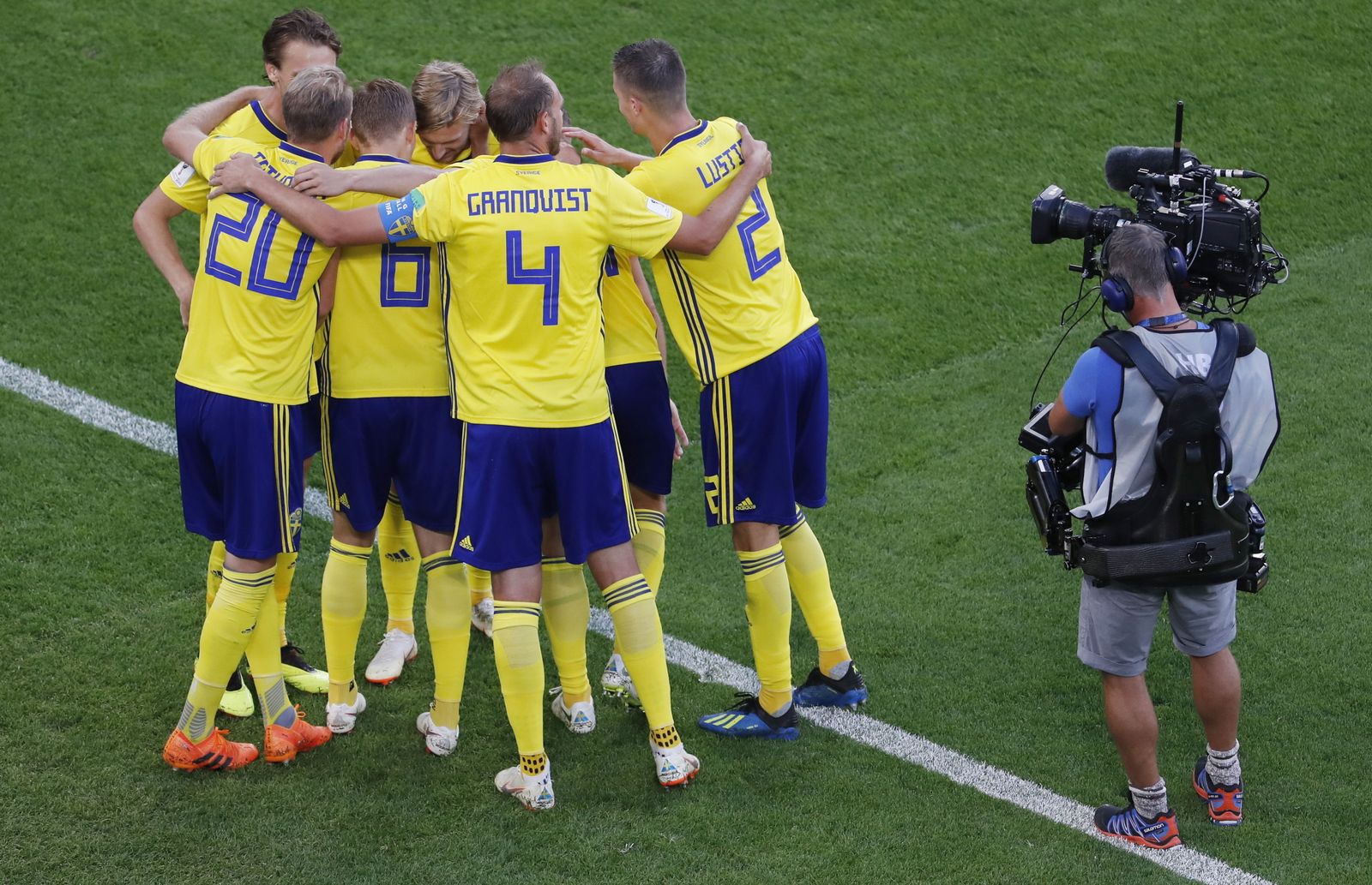 Las imágenes del México-Suecia