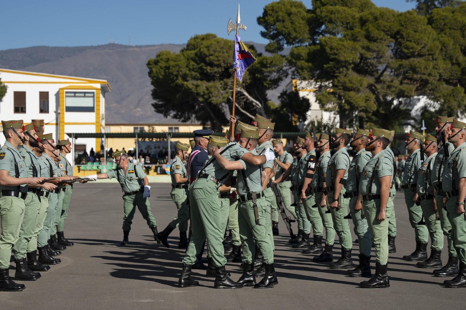 Así conmemora el día de la Inmaculada Concepción la Brigada de la Legión en Almería y despide al contingente que parte a Eslovaquia