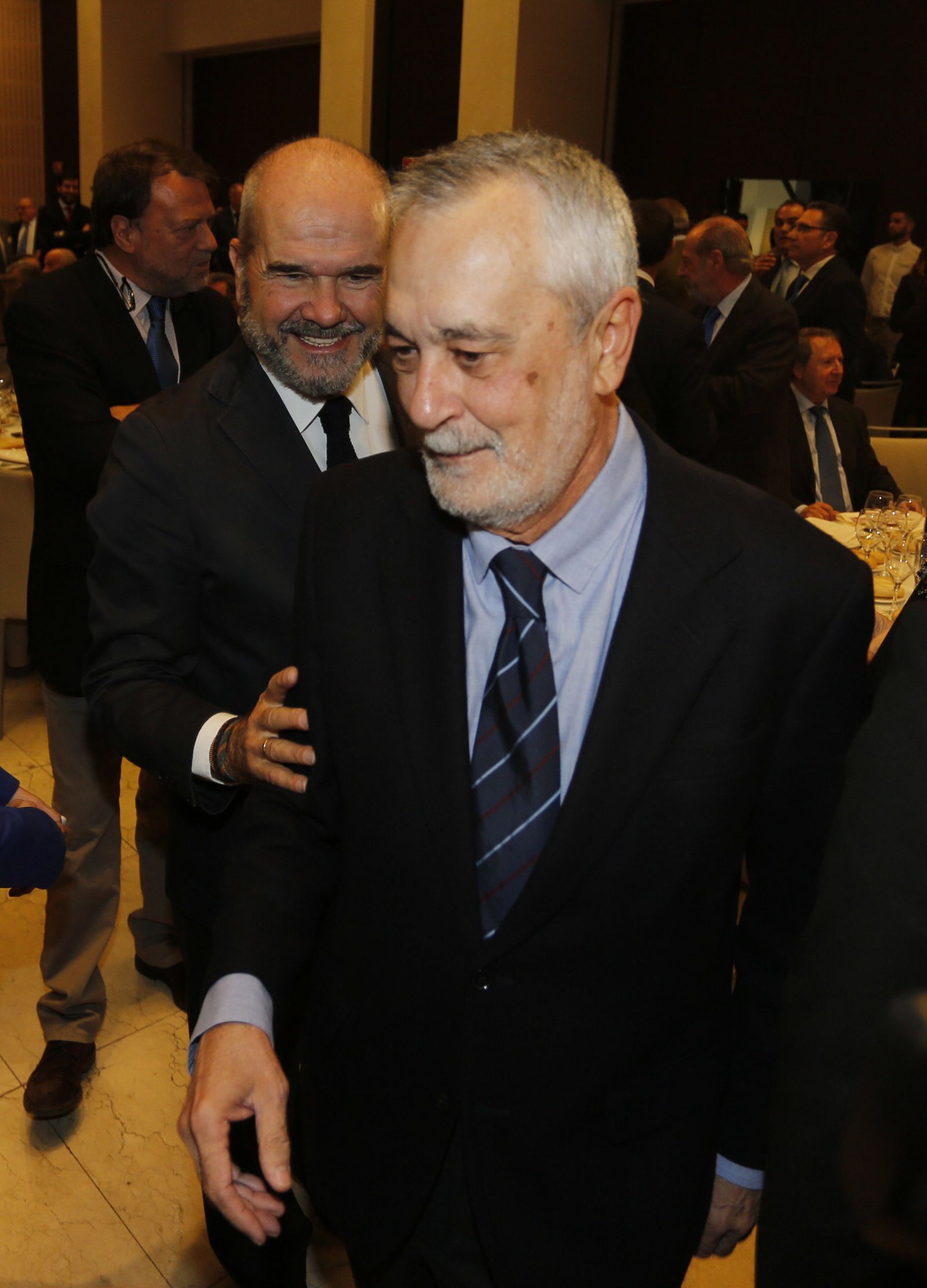 Los ex presidentes Manuel Chaves y José Antonio Griñán.