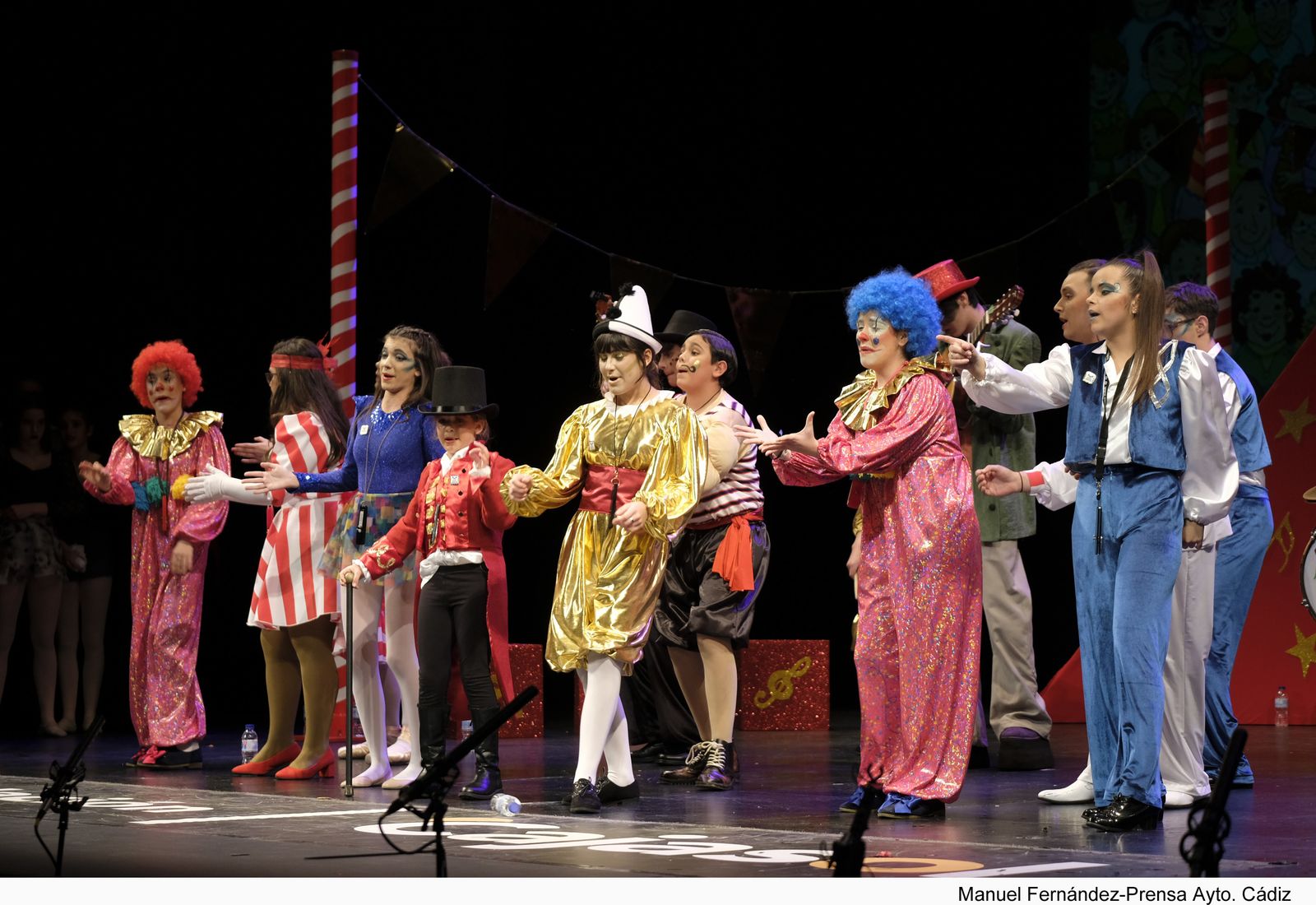 La comparsa 'El gran show'.