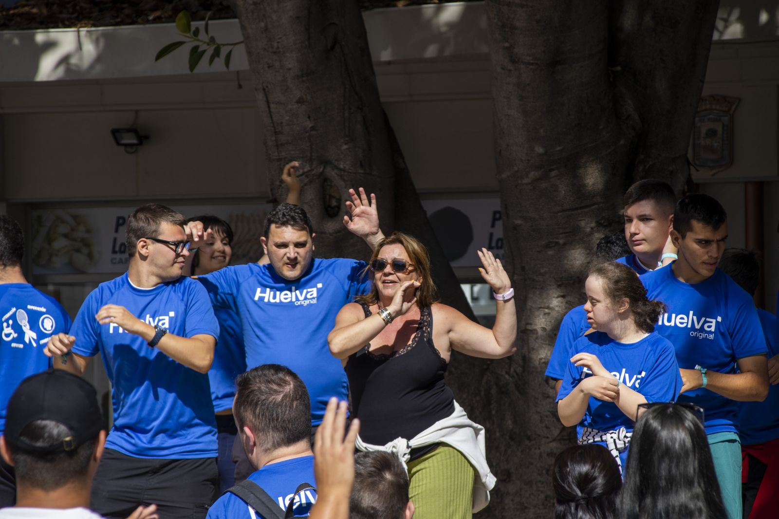Imágenes del II Día del Bádminton inclusivo en la Plaza de las Monjas.