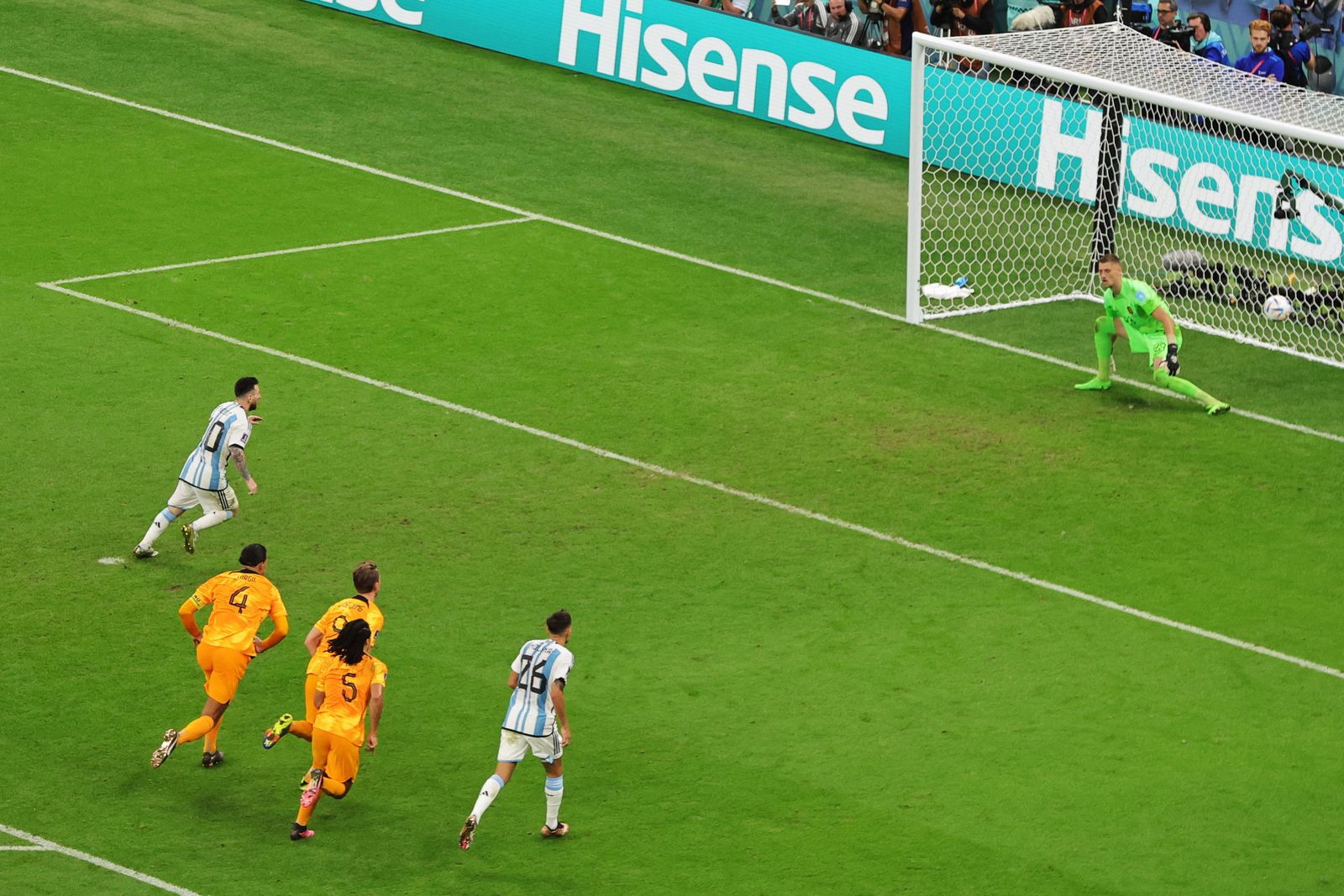 Las imágenes del Países Bajos - Argentina en los cuartos de final del Mundial de Qatar