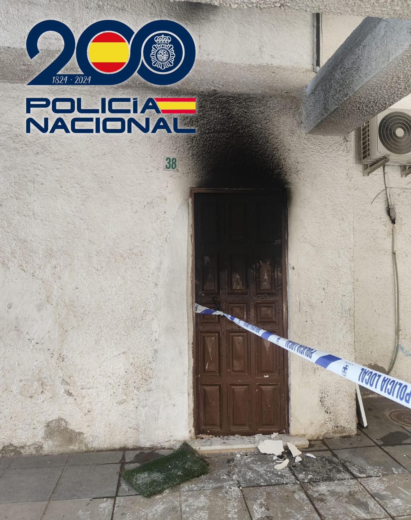 Vivienda unifamiliar en la que se generó el incendio en El Puche