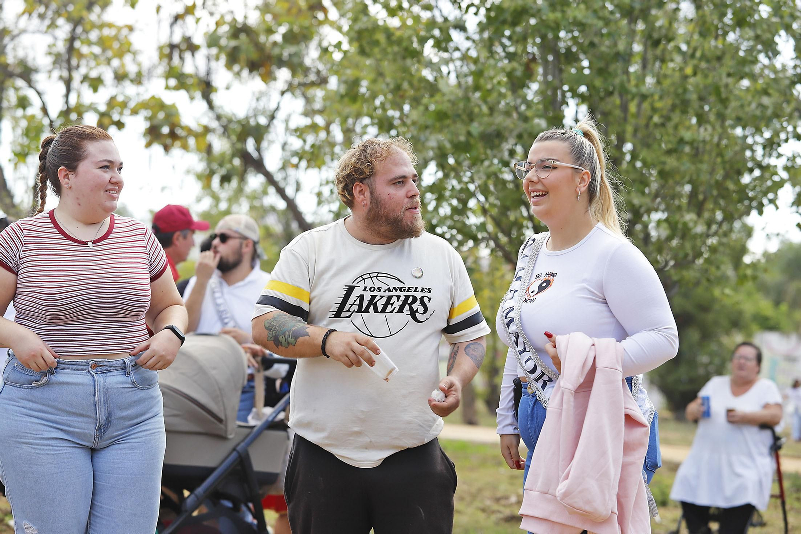 Imágenes de la convivencia carnavalera del Parque Moret en Huelva