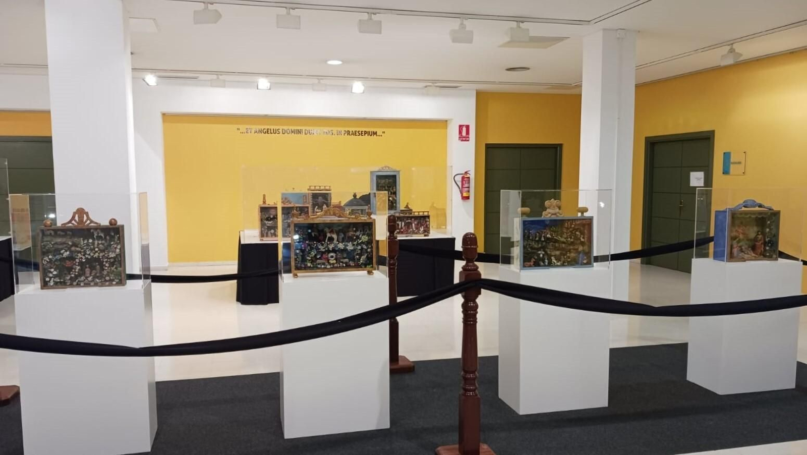 La inauguración de la muestra de belenes. La inauguración de la muestra de belenes.