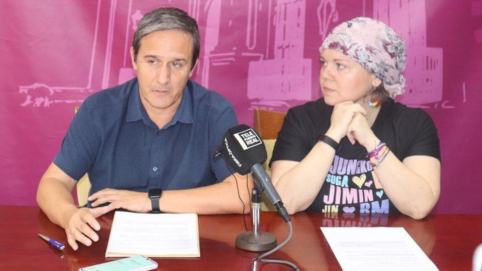 José Antonio Montilla y Virginia Mena en la rueda de prensa de este martes