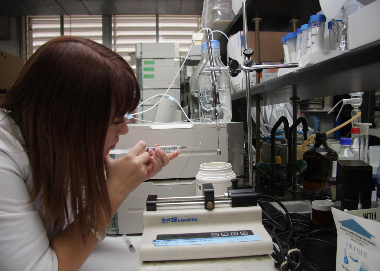 Investigadora en un laboratorio, en una imagen de archivo.