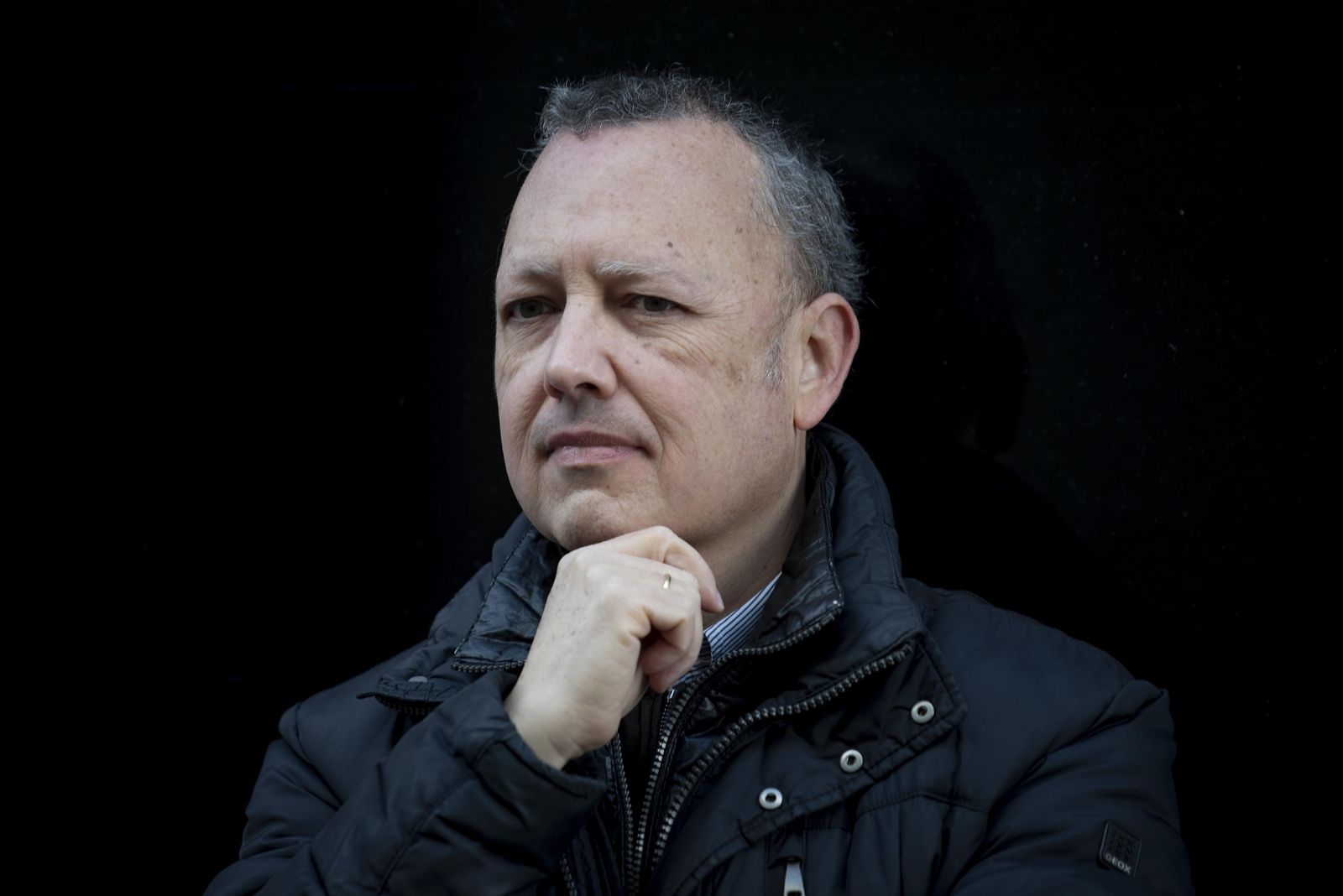 Juan Luis Carriazo, durante la entrevista