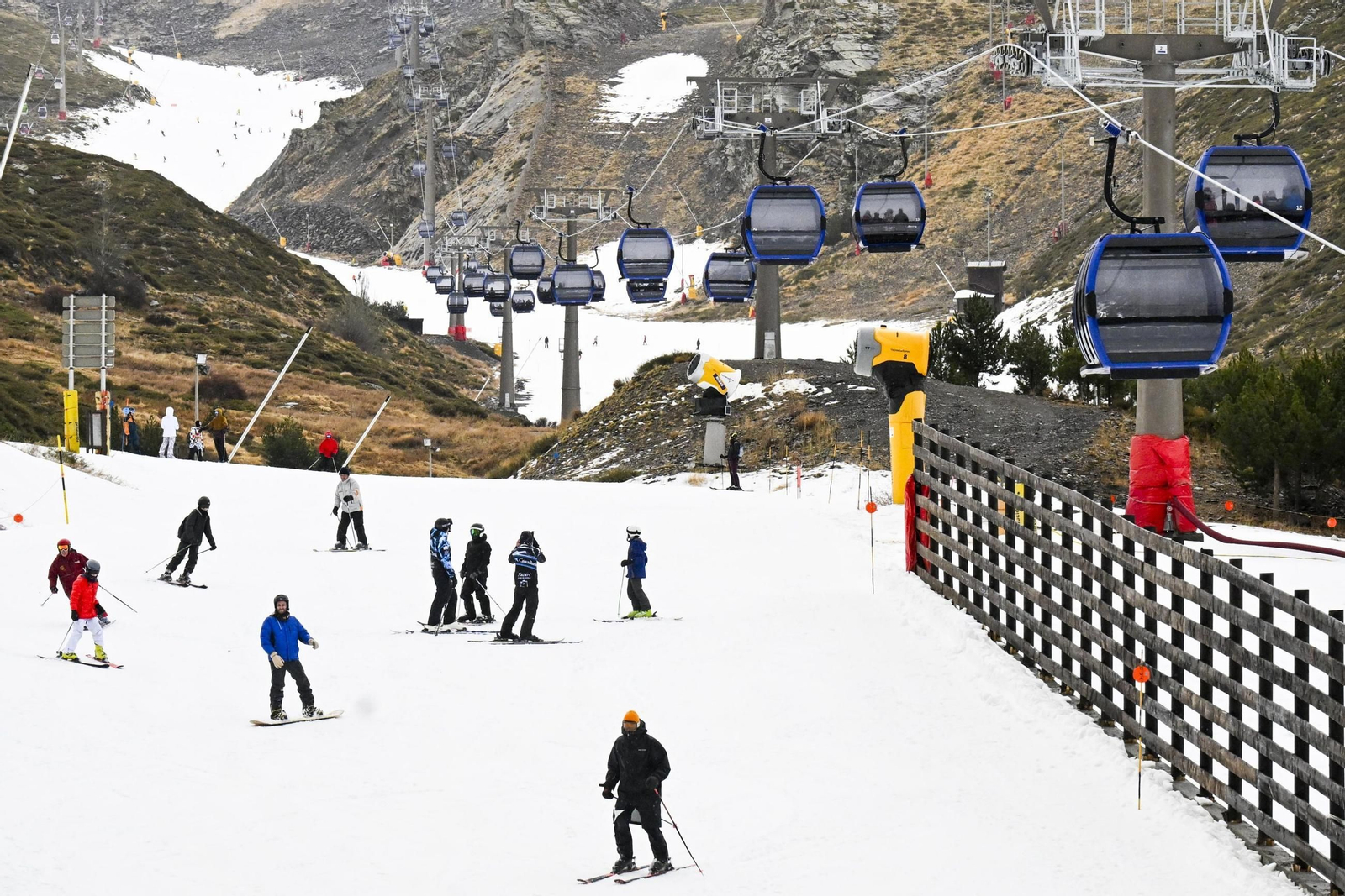 Se pone en funcionamiento el nuevo telecabina Al Andalus en Sierra Nevada