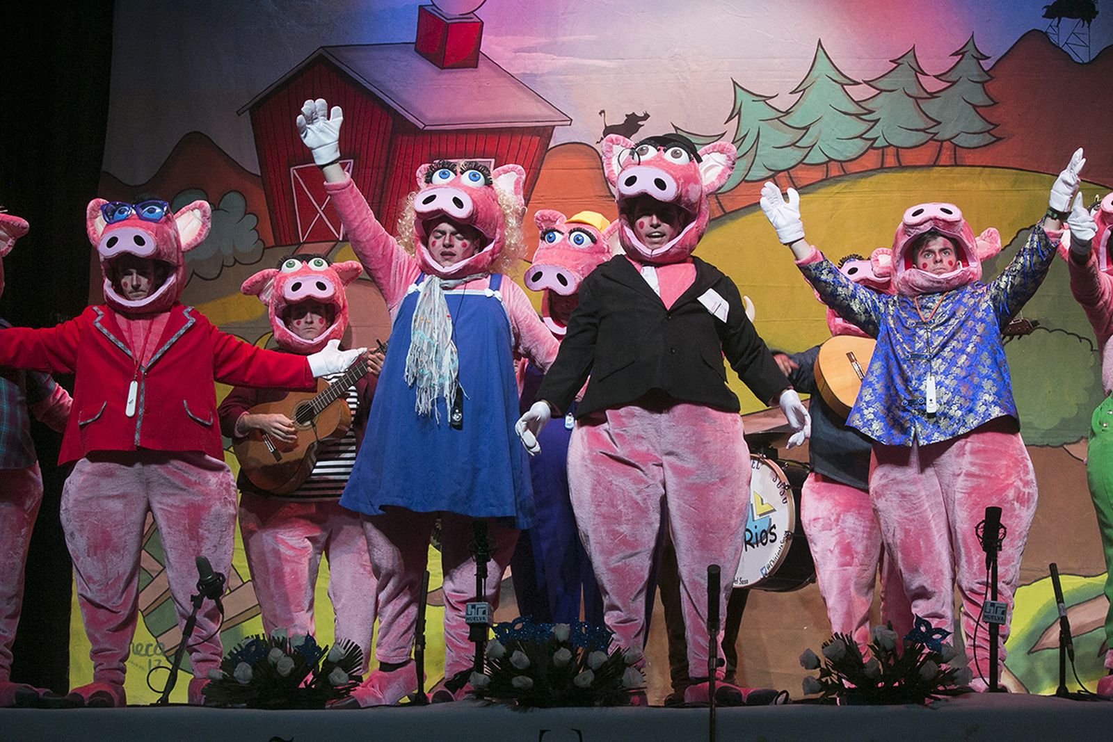 La final del Carnaval Colombino, en imágenes