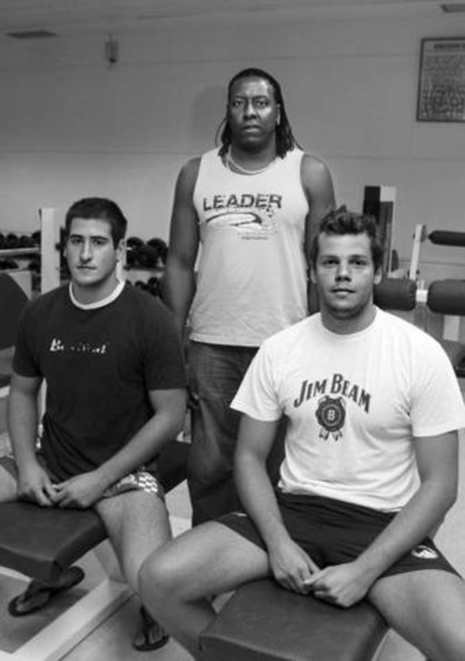 El croata Sentic y el eslovaco Janicek, junto a Biart (centro).