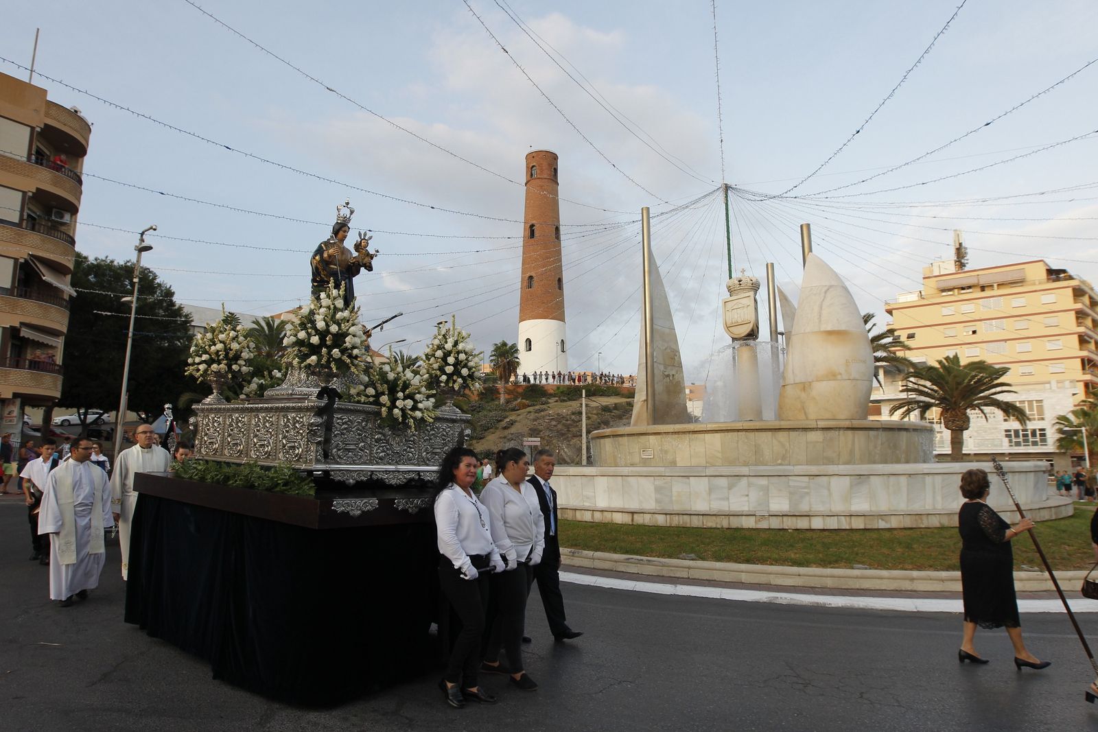 Procesión de la Virgen del Mar en Adra