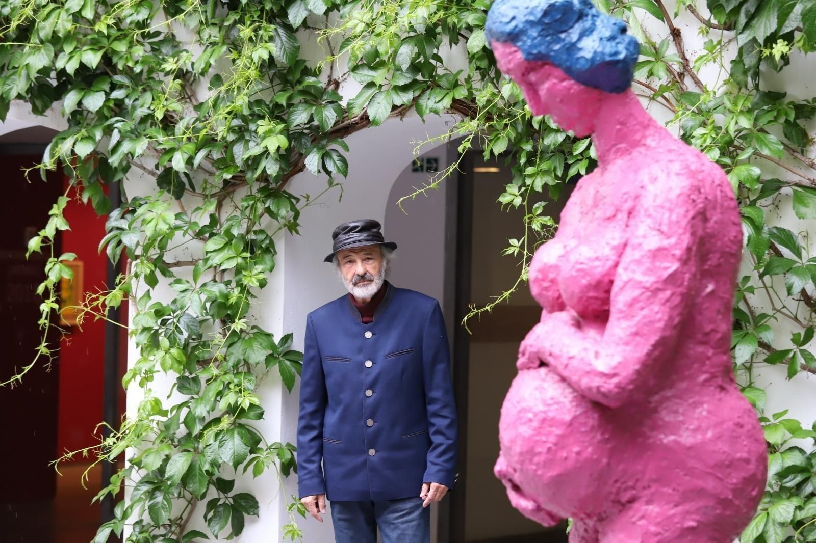 Jorge Rando, este martes, en su museo.