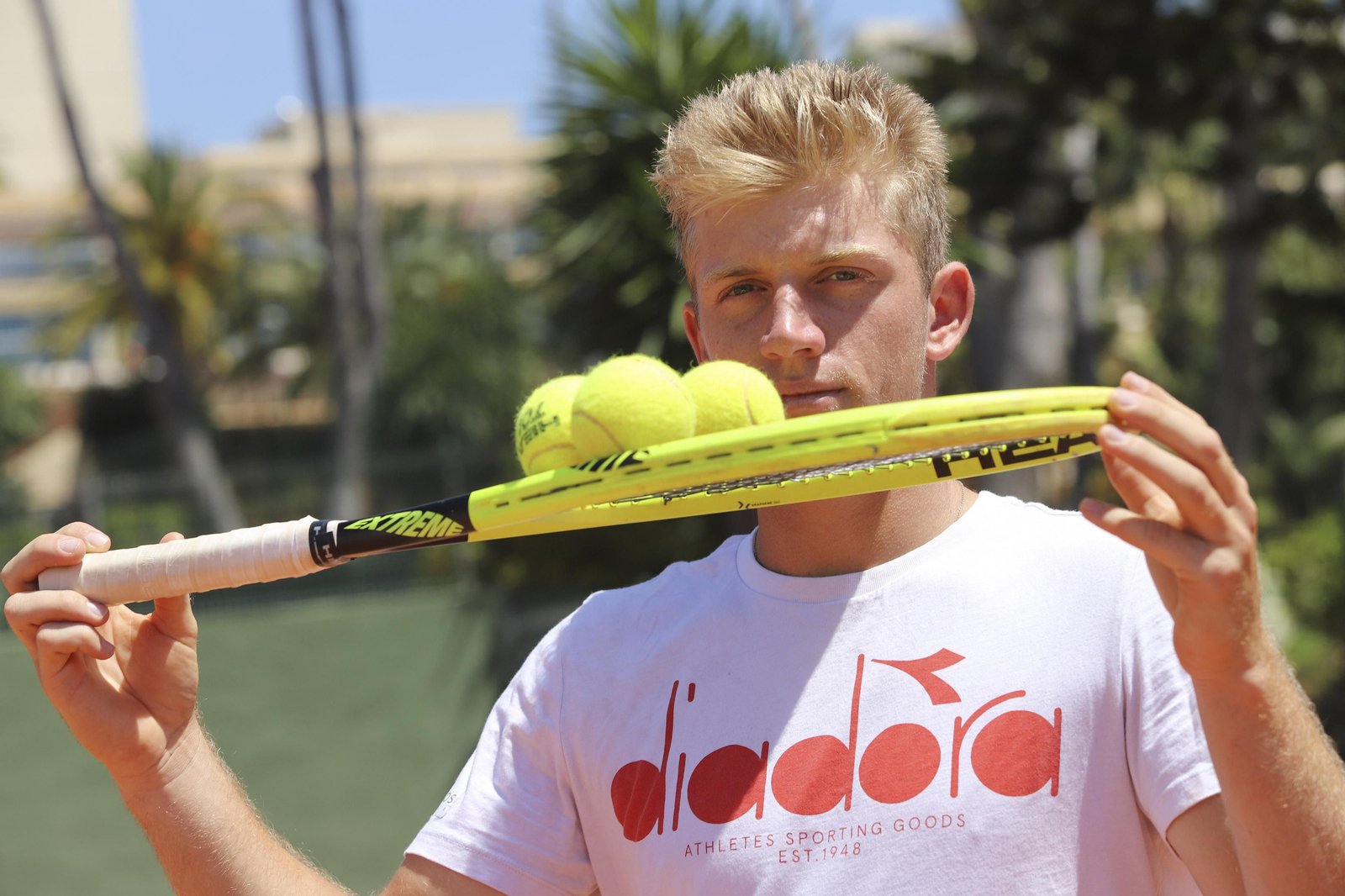Las fotos de Alejandro Davidovich antes de acudir a Roland Garros