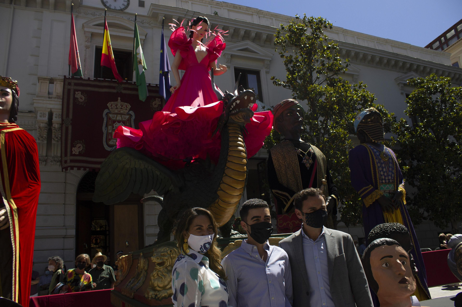 Fotos: así luce la Tarasca este 2021 en la Plaza del Carmen