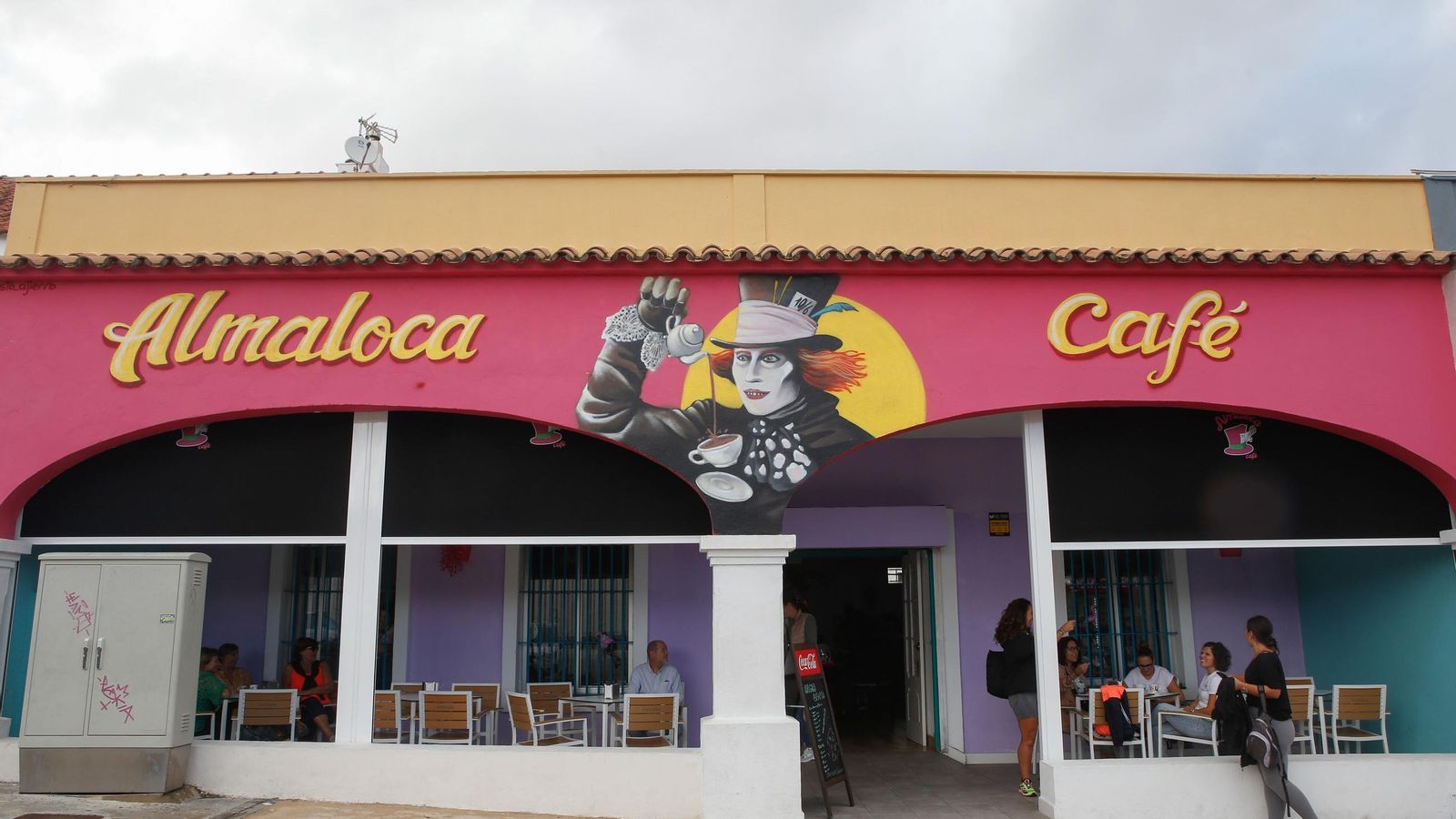 Fachada de Almaloca Café Fachada de Almaloca Café