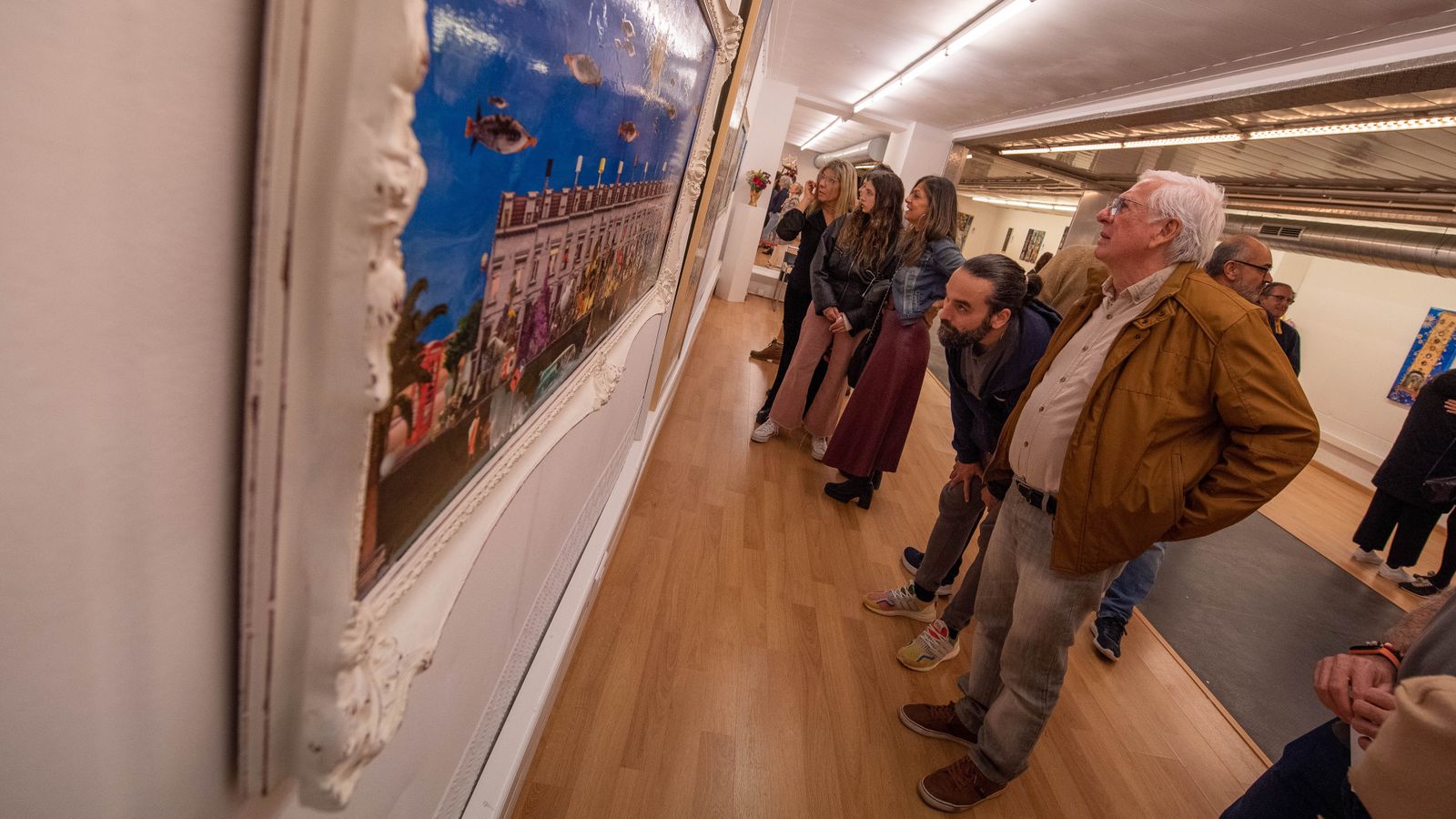 La inauguración de la exposición 'Arquitectura imposible' de Marga Guinea en Alcultura, en imágenes