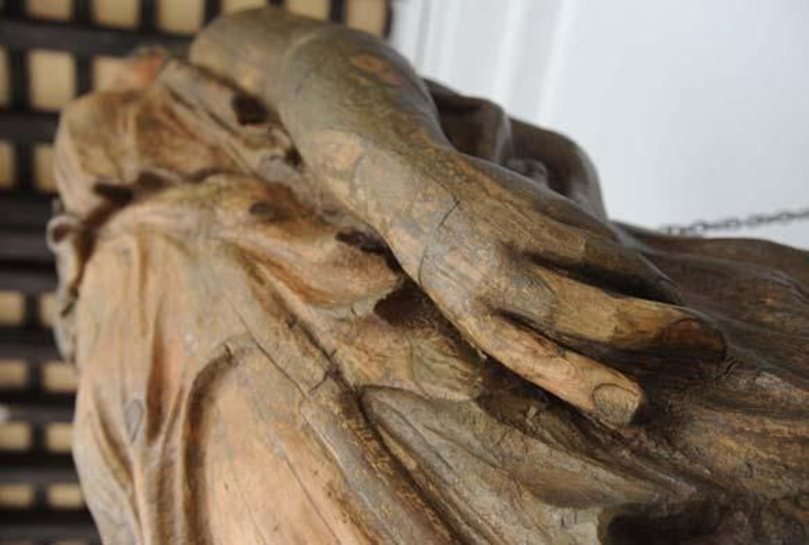 Tras un periodo de restauración, la Armada presentó el primer mascarón de proa que lució el buque escuela entre 1927 y 1936

Foto: Elias Pimentel