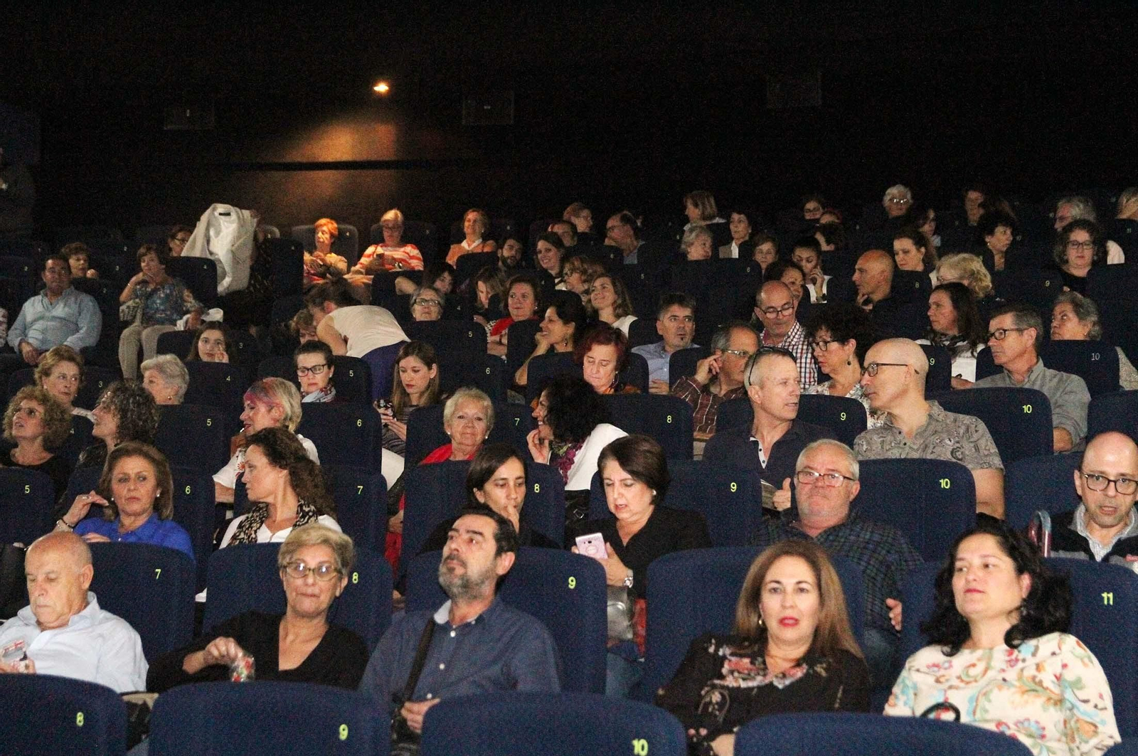 Imágenes de la proyección de la película Bernarda en CineBox Aqualon