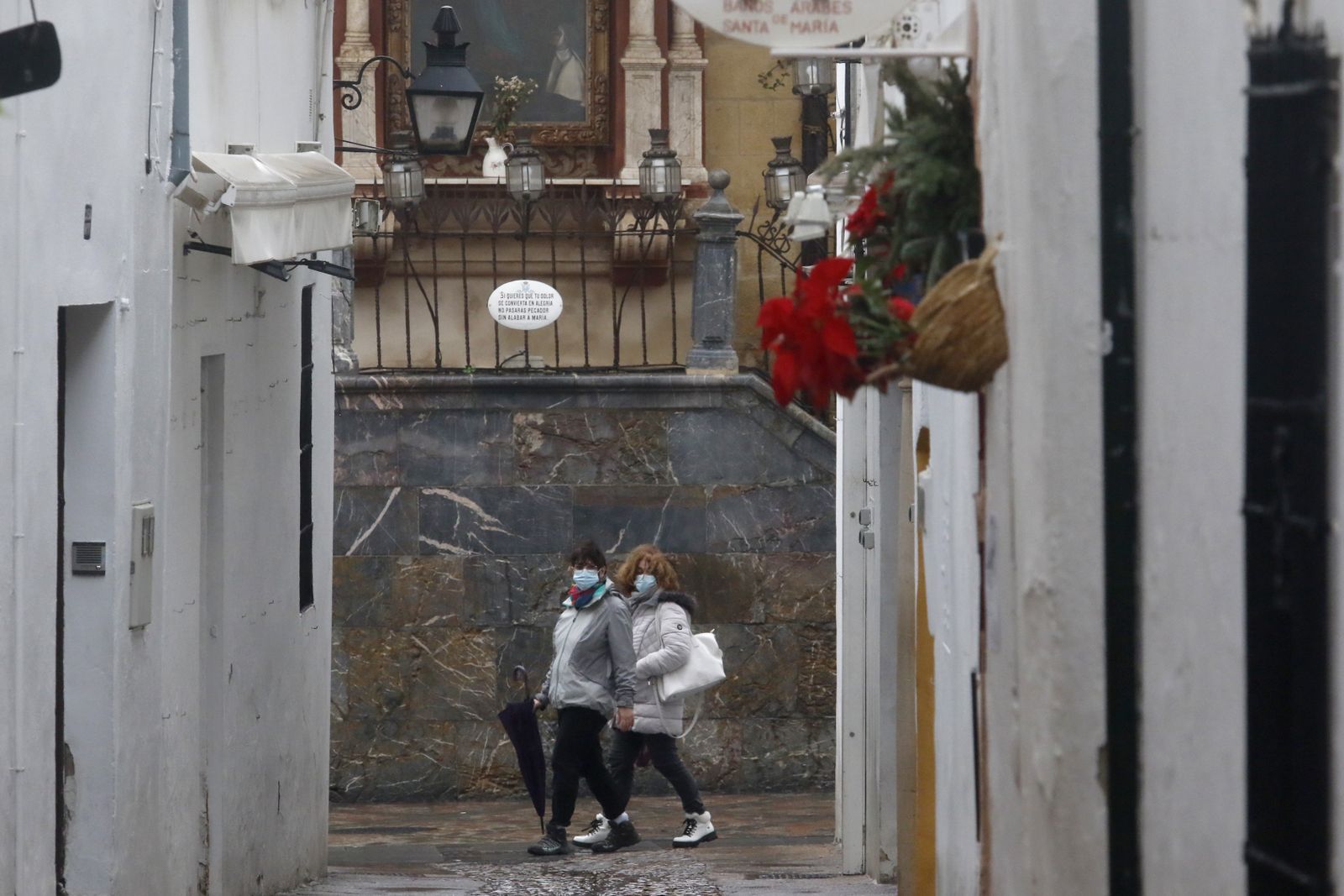Un día de Navidad en Córdoba pasado por agua, en fotografías