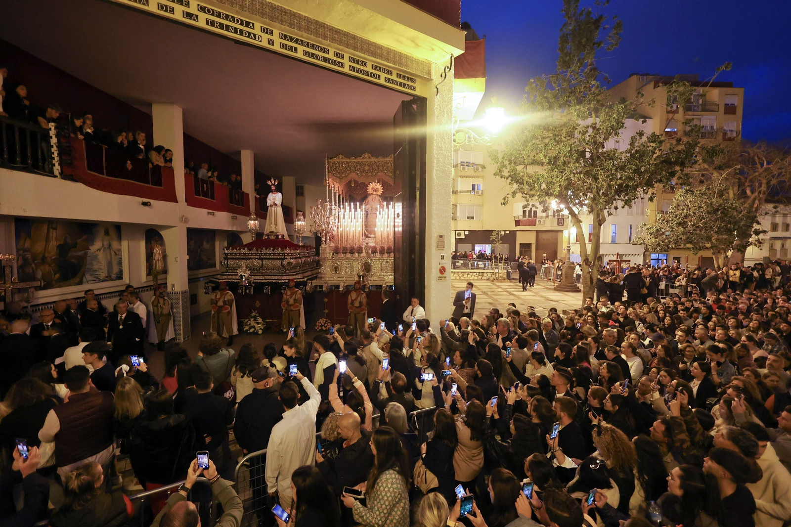 El Cautivo y La Trinidad se quedan en su casa hermandad este el Lunes Santo en Málaga.