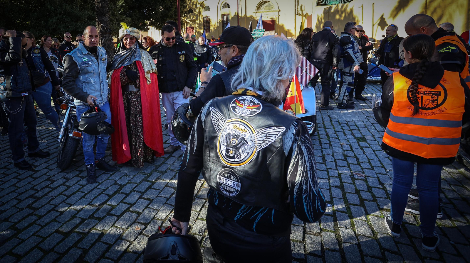 Búscate en la gran motorada solidaria celebrada en Jerez