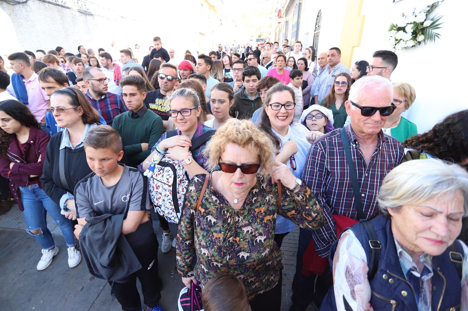 Imágenes de la procesión de la hermandad de la Lanzada de Huelva