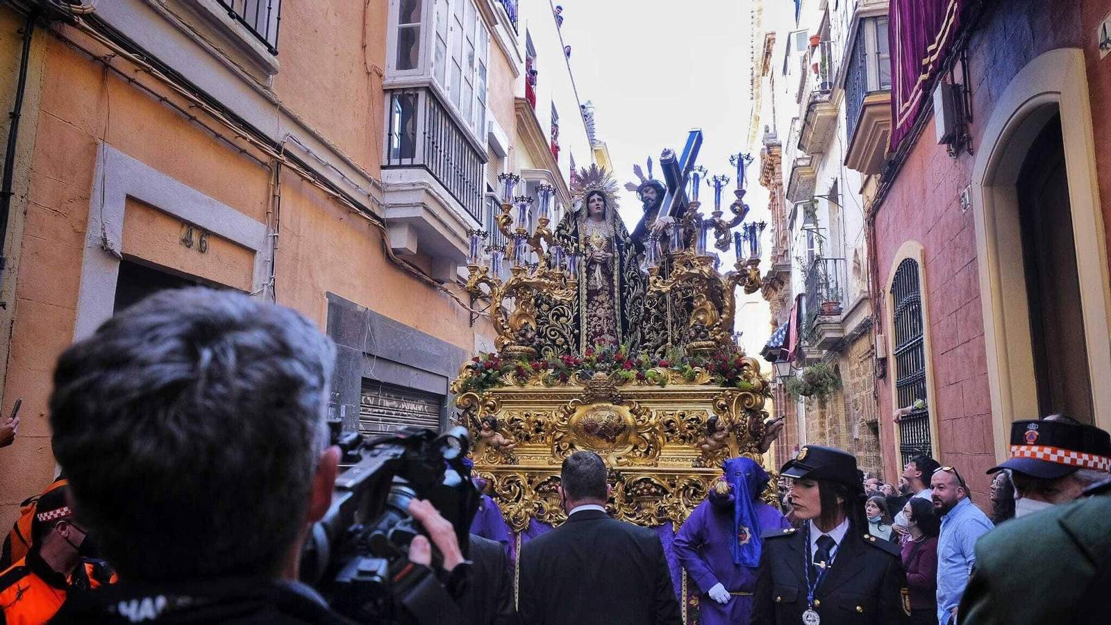 Las imágenes de la cofradía de Afligidos Las imágenes de la cofradía de Afligidos